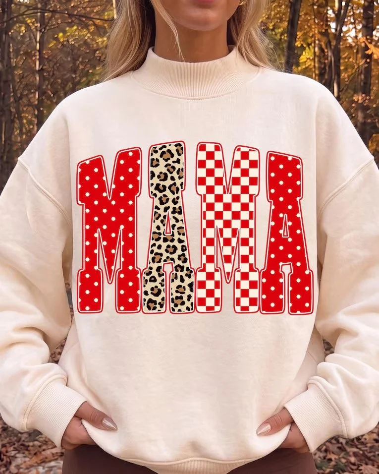 Polka Dot Mama Sweatshirt