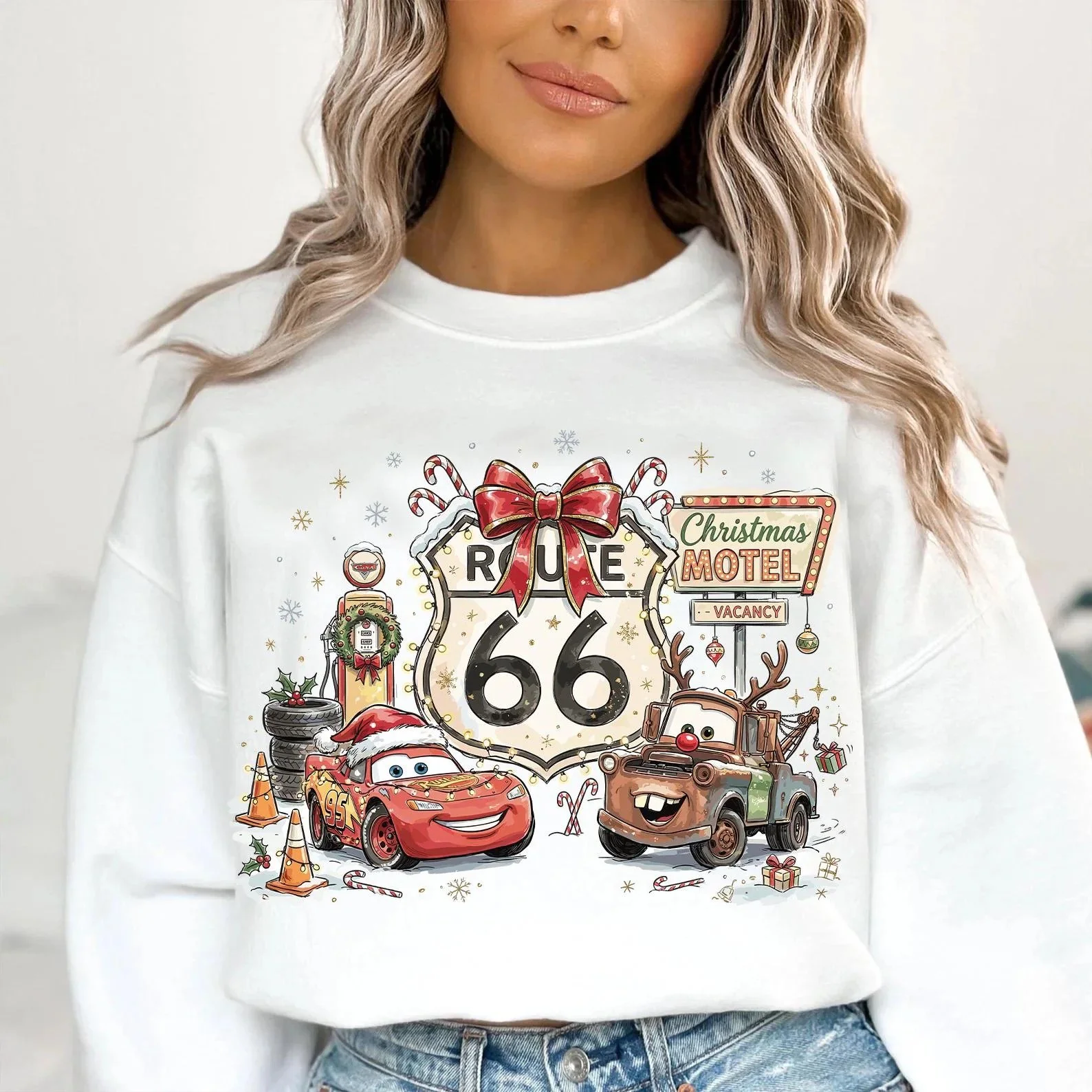 Route 66 Christmas Sweatshirt