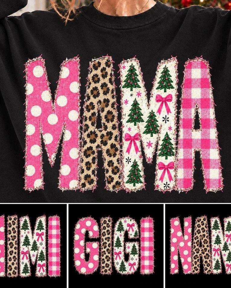 MAMA.MIM.GIGI.NANA Christmas Sweatshirt