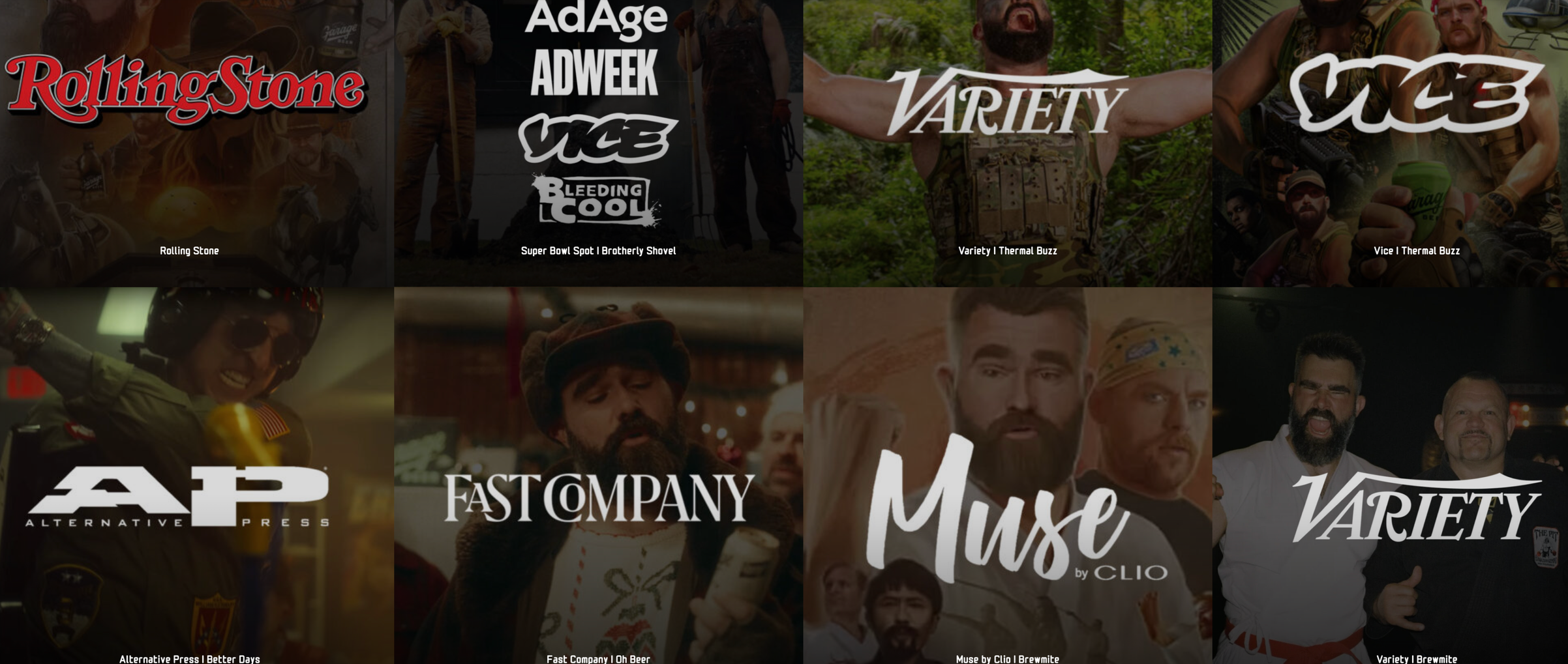 A collage of various magazine covers featuring people, logos, and text related to media and entertainment.