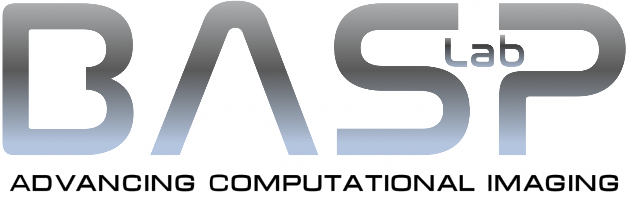Logo for BASS Lab with the tagline "Advancing Computational Imaging" in black text below.