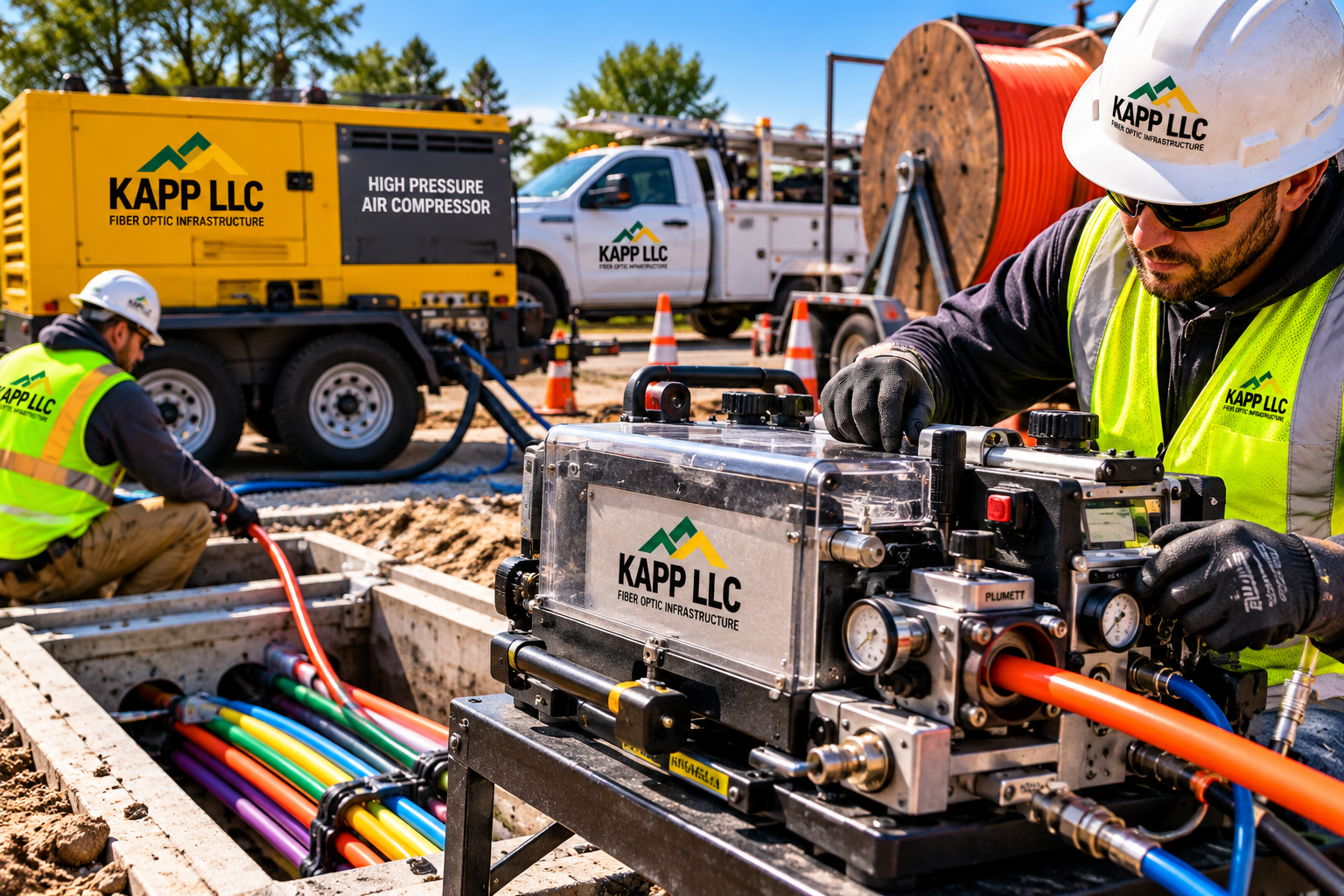 Fiber Optic Cable Blowing