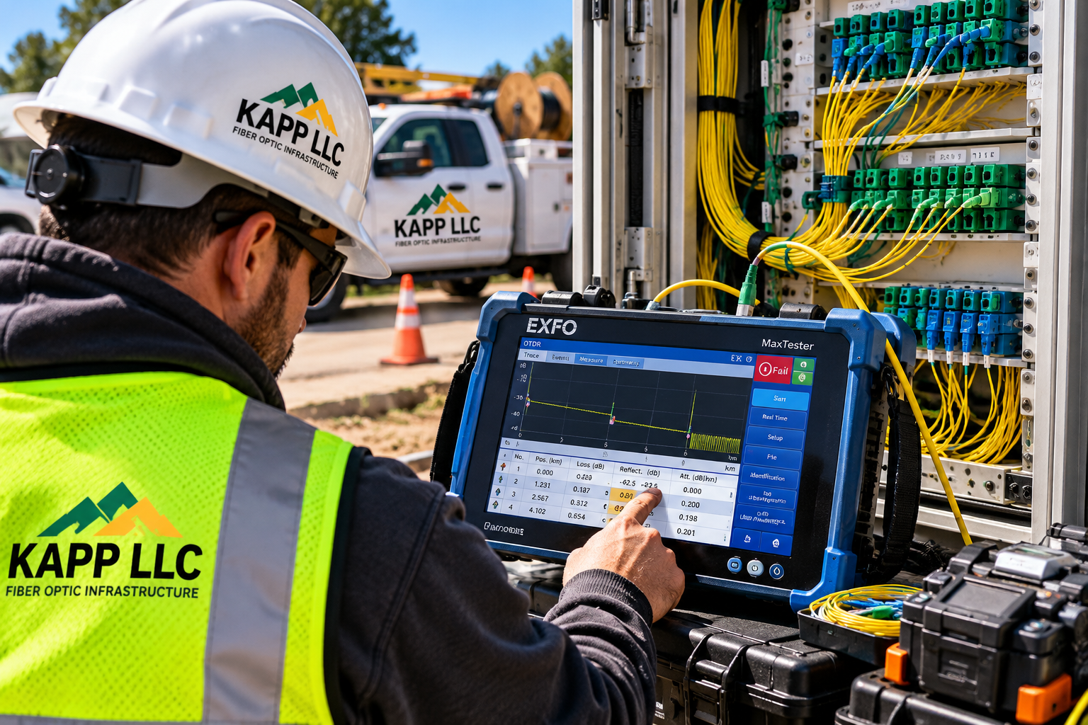 OTDR Testing & Fiber Restoration.