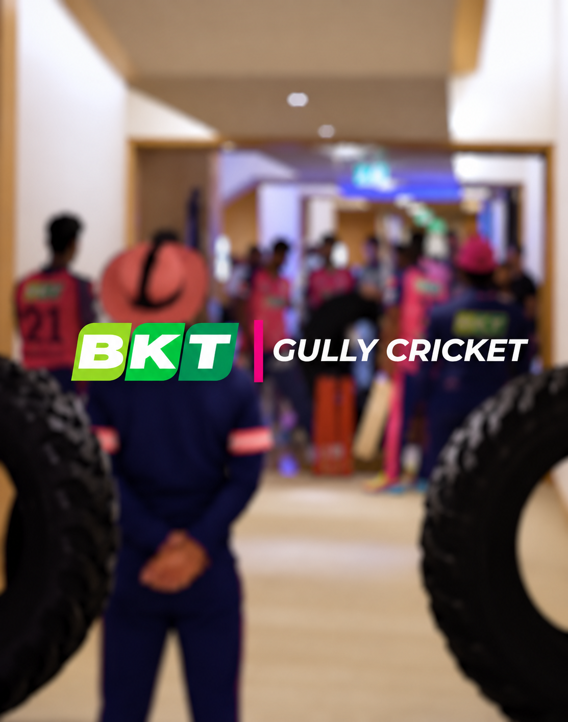 RAJASTHAN ROYALS GULLY CRICKET X BKT TYRES