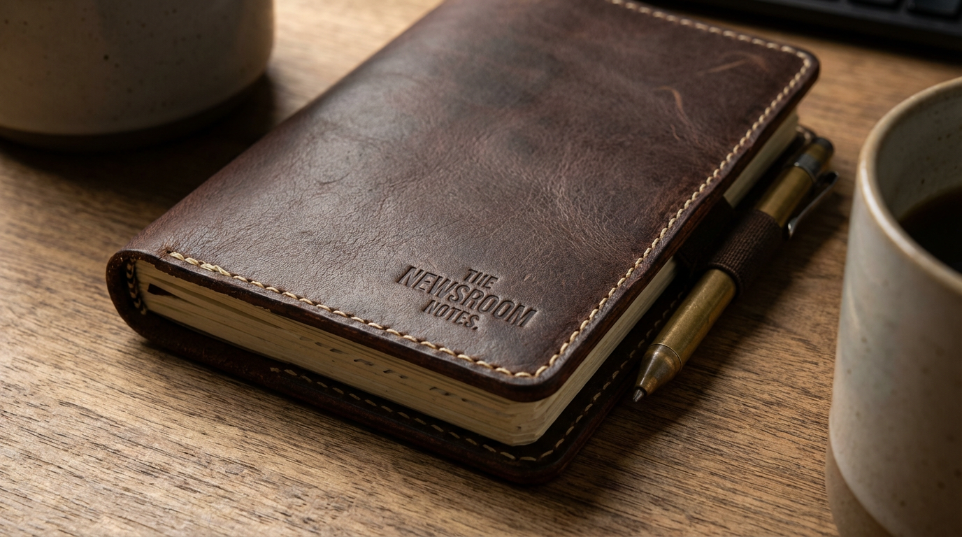 Leather Reporter Notebook