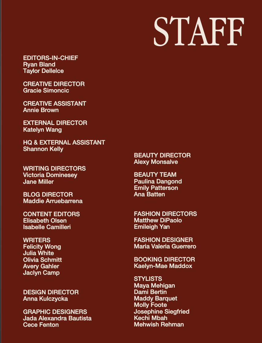 Issue 05 Credits