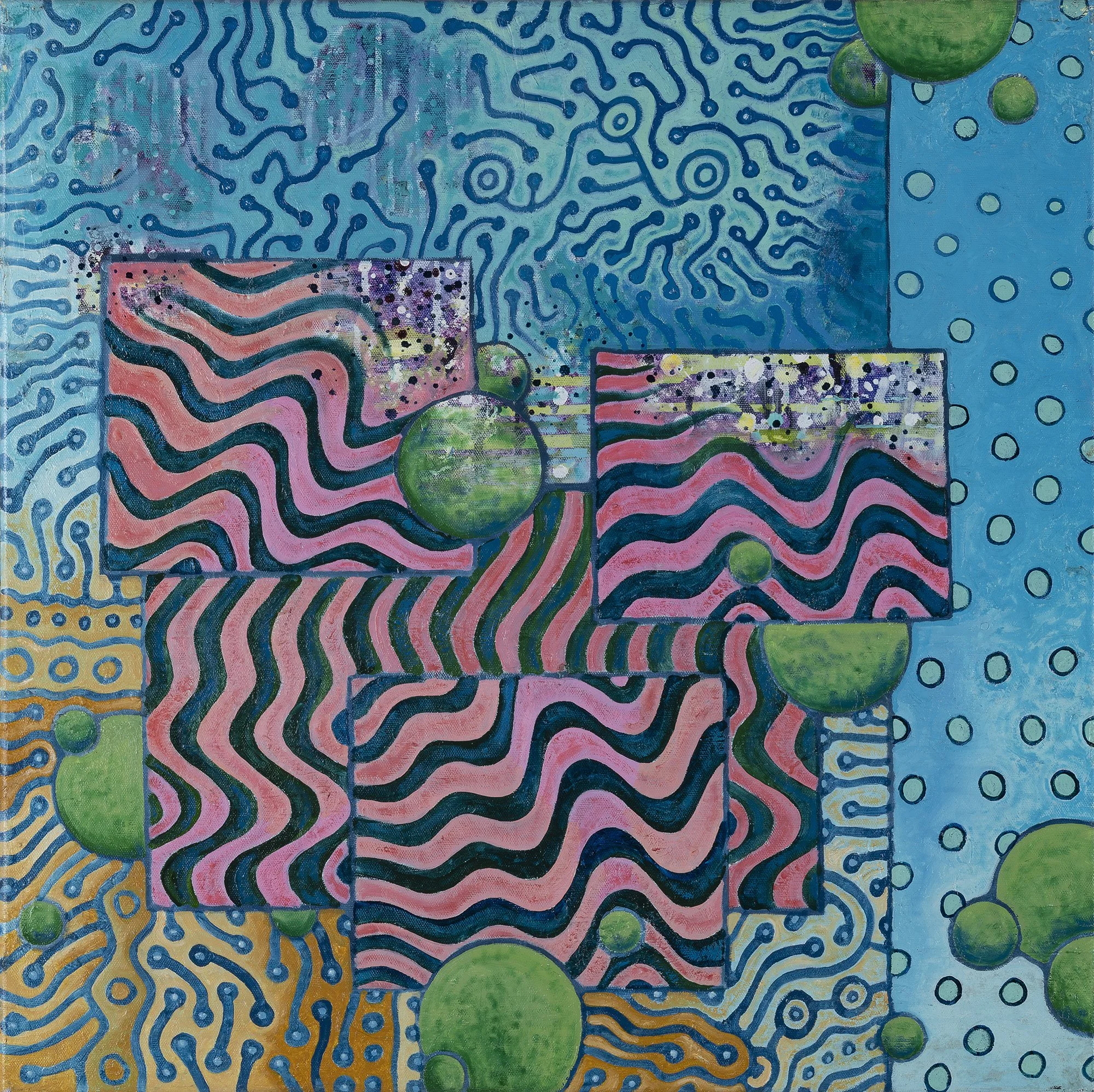 Circuit VII, 2007, oil on canvas, 60x60cm