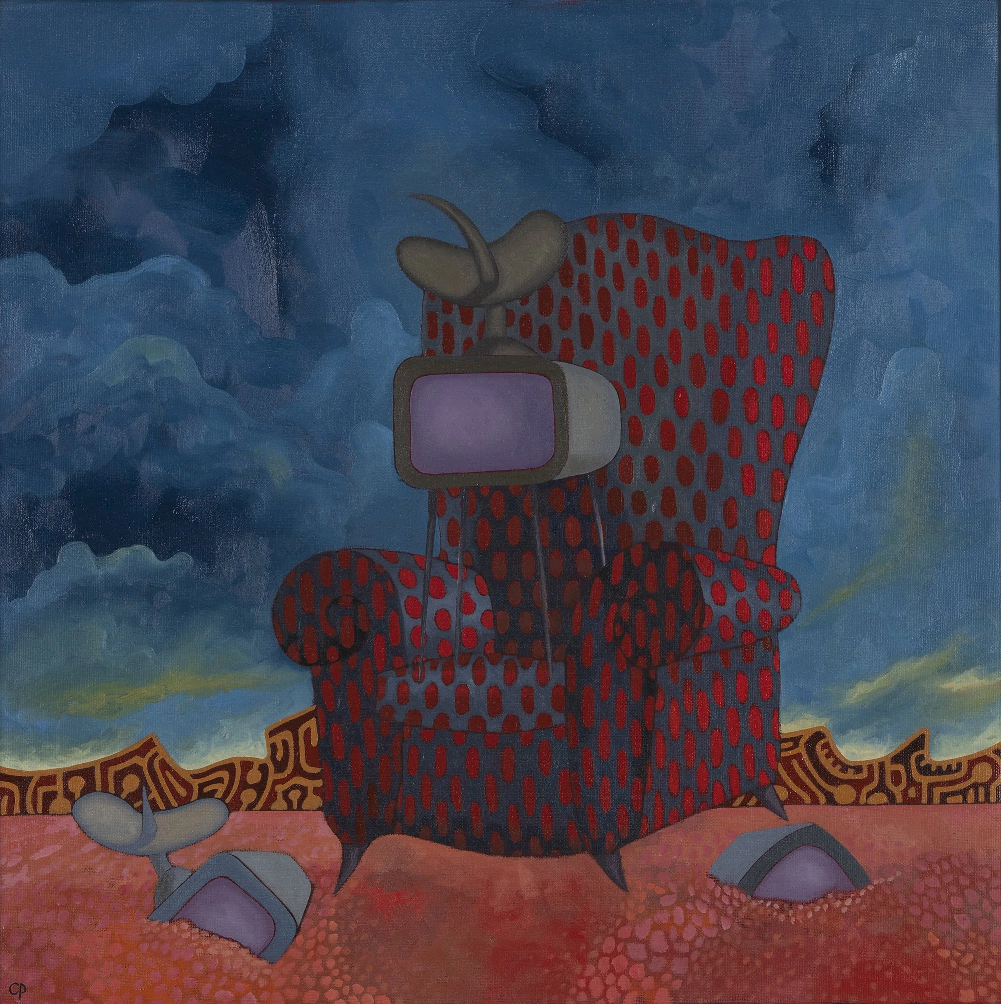 A State of Affairs, 2021, oil on canvas, 60x60cm