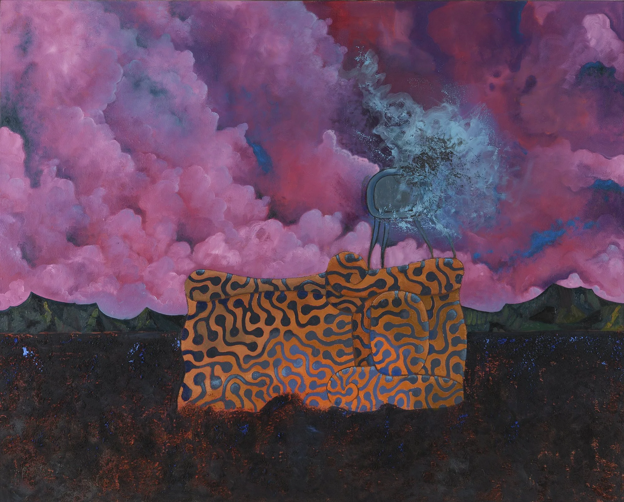 Antherielle, 2025, oil on canvas, 80x100cm

