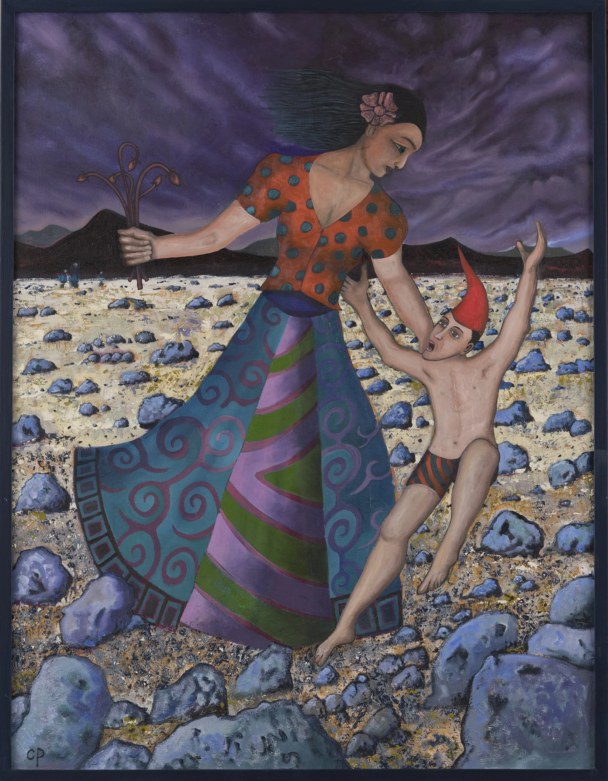 Euphoria and Psychosis, 2018, oil on canvas, 116x90cm