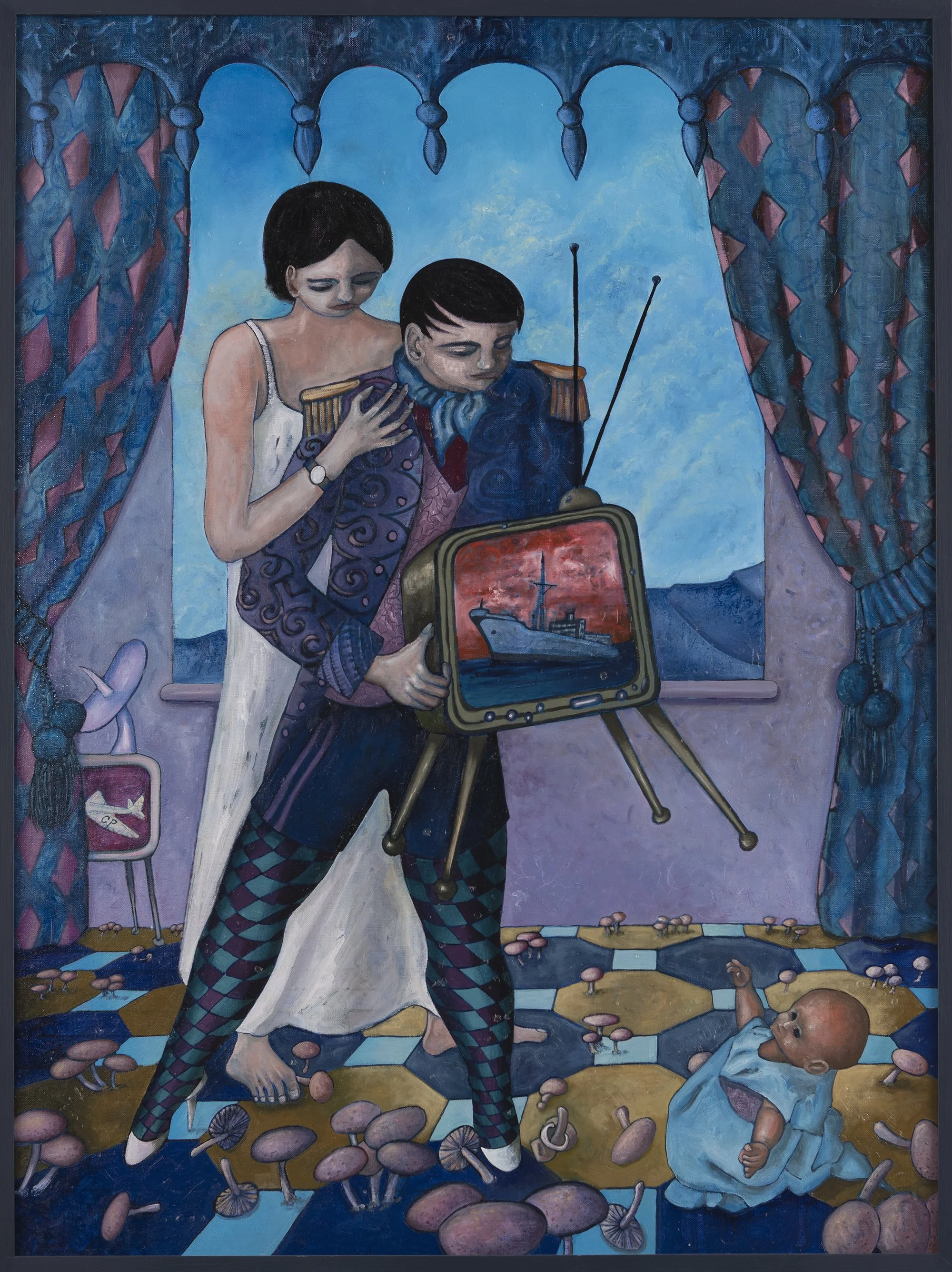 The Atomic Age, 2016/18, oil on canvas, 132x97cm