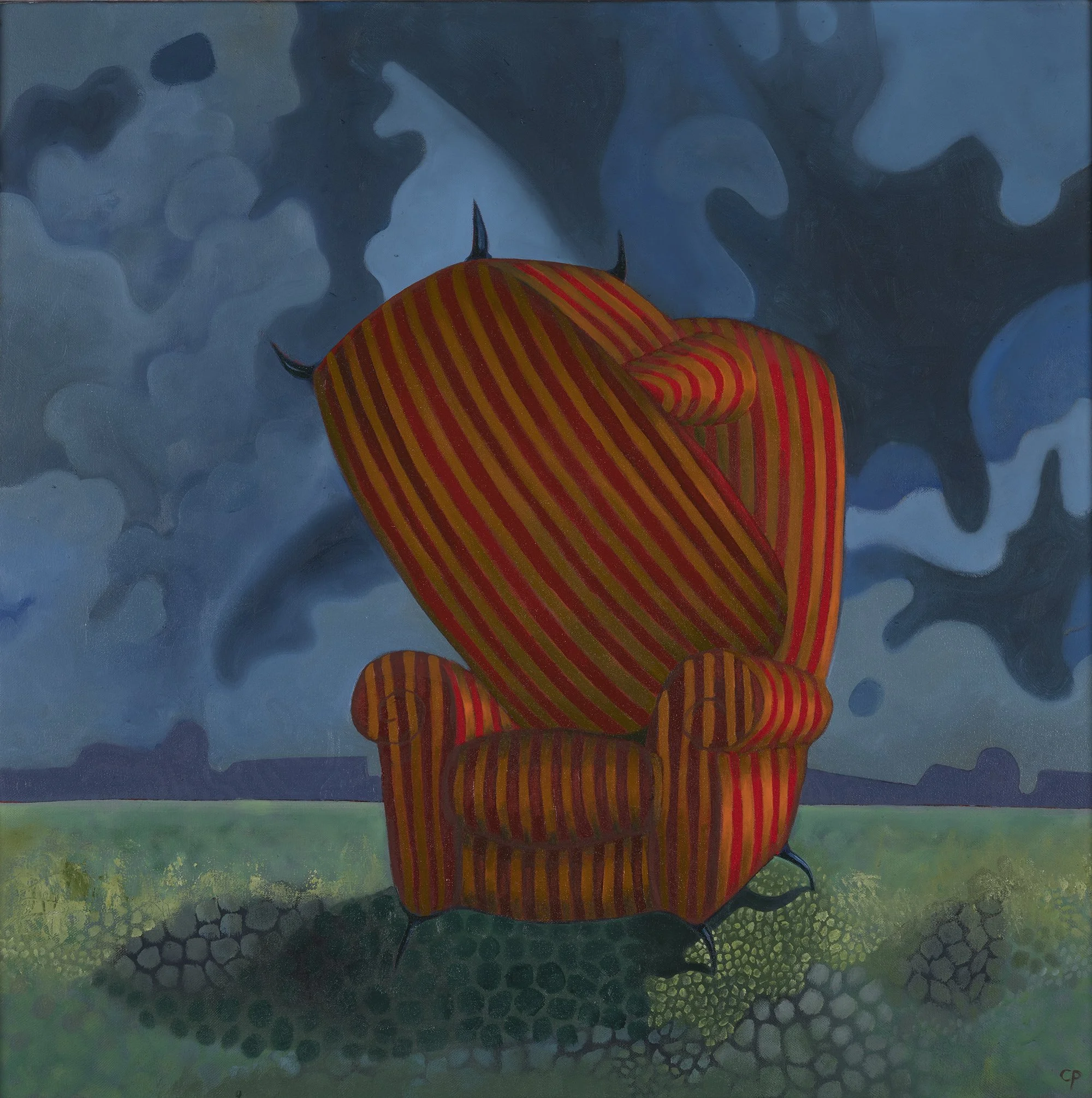 A State of Mind, 2021, oil on canvas, 60x60cm