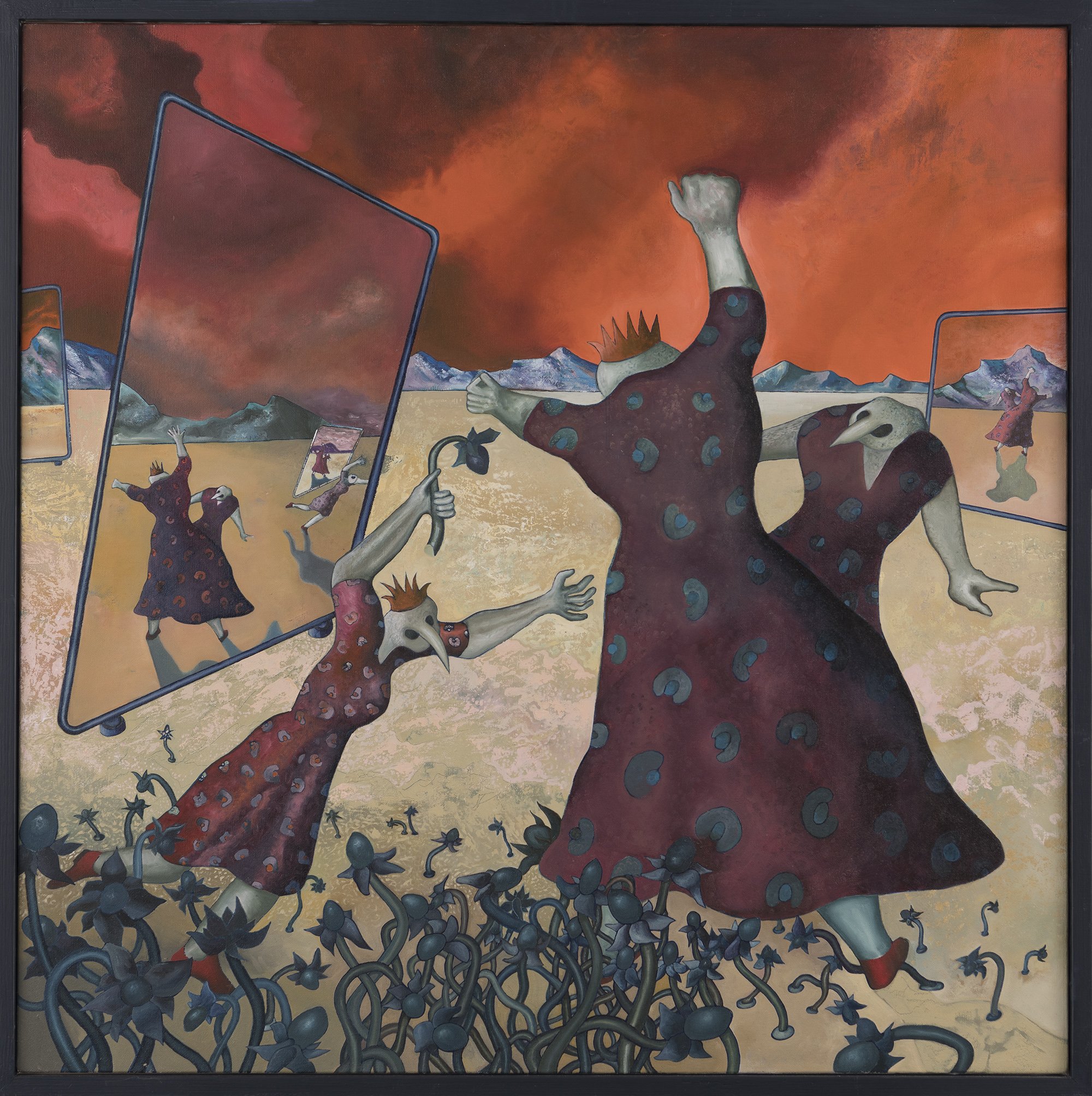 Guelavia, 2014, oil on canvas, 100x100cm