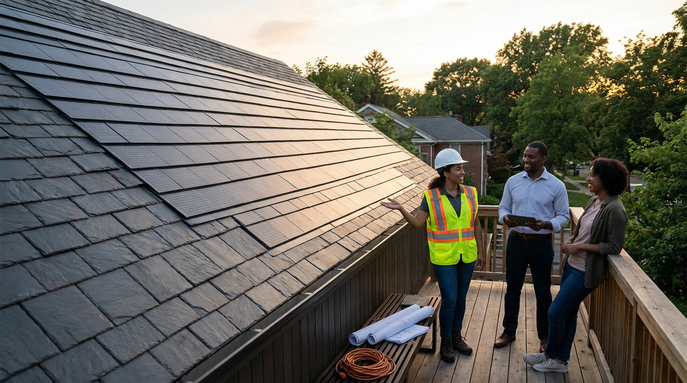 Solar Roof Installation