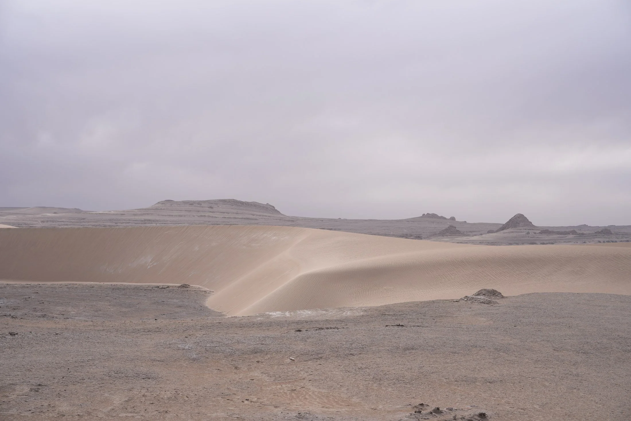 Open dunes in the Qaidam Basin. A regional landscape observation.