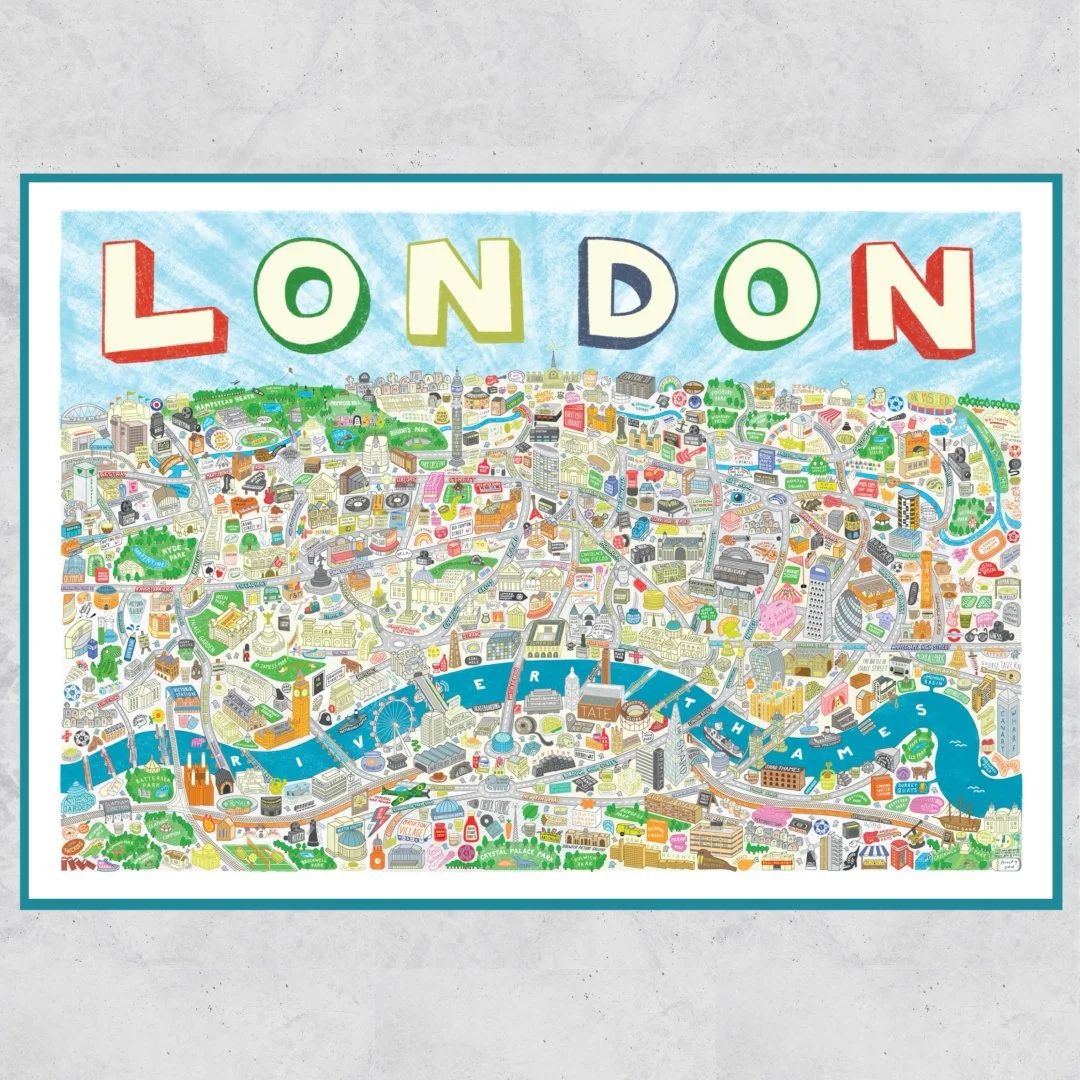 London Map Framed (Small for shop).jpg