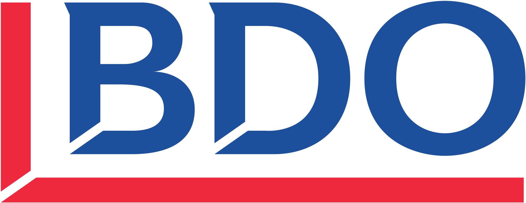The logo of the British Broadcasting Corporation (BBC) with blue letters on a black background, a red vertical bar on the left, and a red underline.