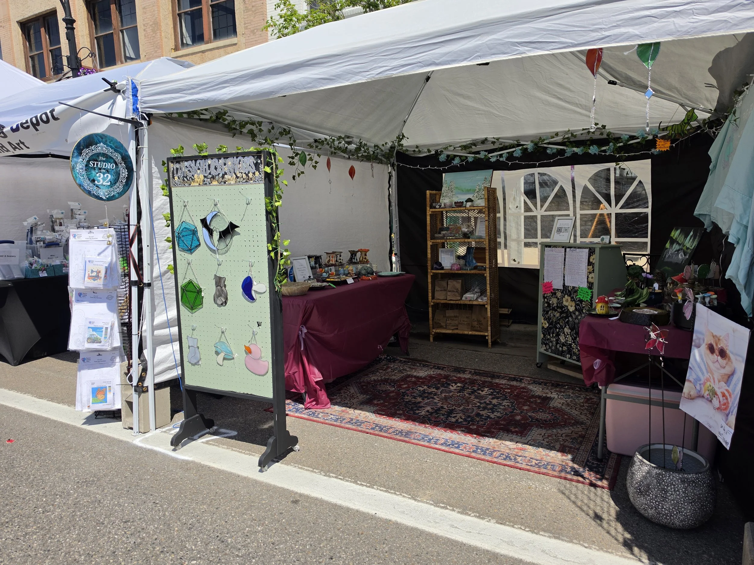 our booth at Alpinefest!