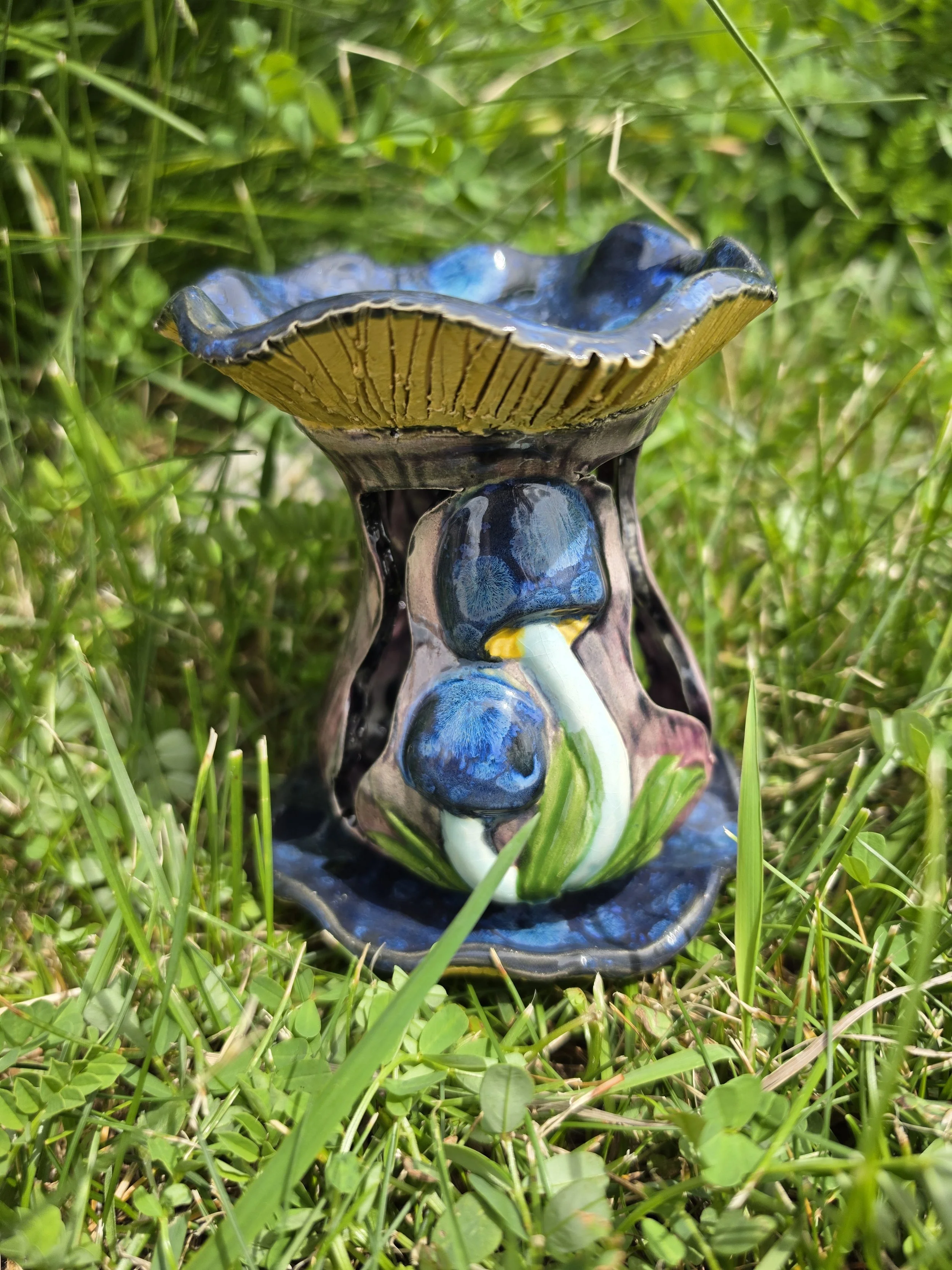 ceramic mushroom wax warmer