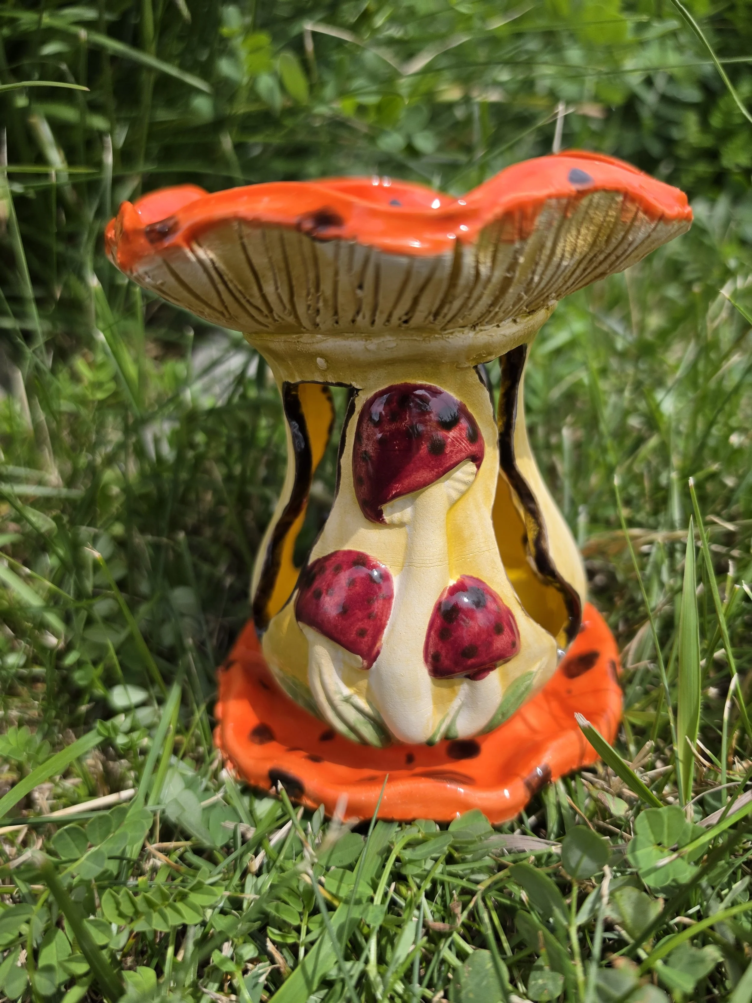 ceramic mushroom wax warmer