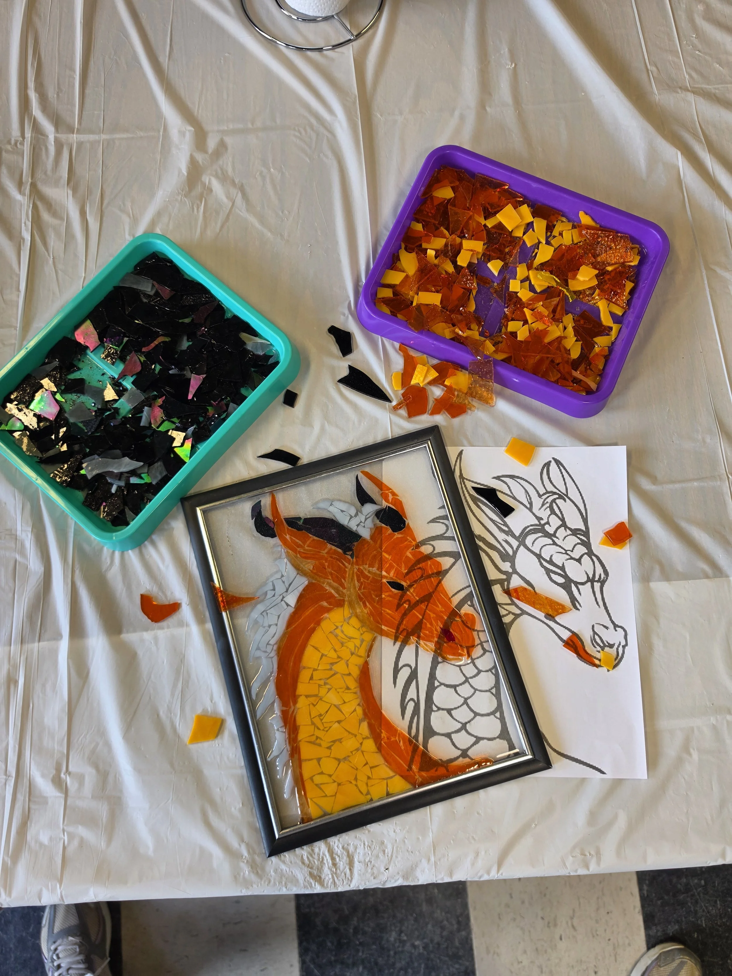 mosaic in progress!