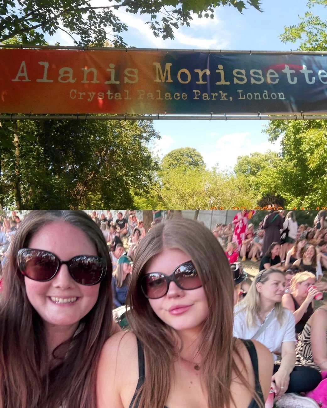 The best day at Crystal Palace Park watching Alanis Morisette. She&rsquo;s a queen!
Thanks to the girls for the videos 🤩