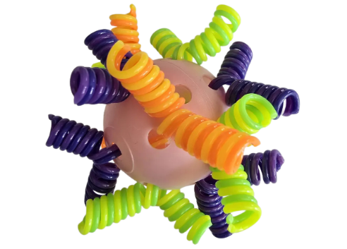 Spring Ball Foot Toy