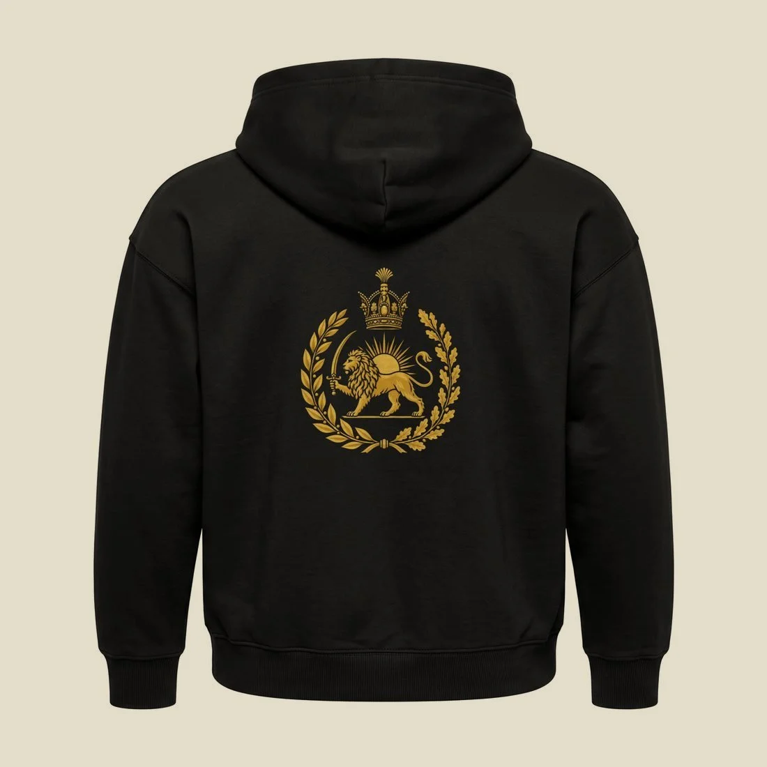 Back · Lion and Sun