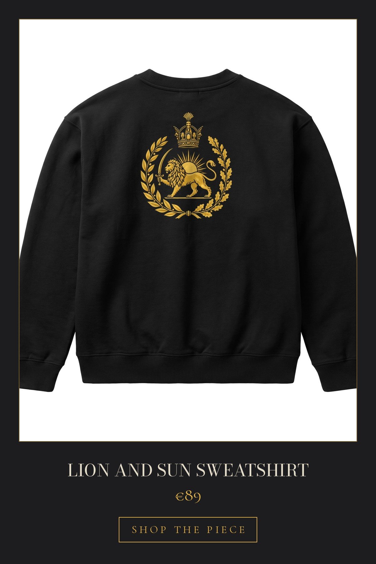 Lion and Sun Sweatshirt | €89