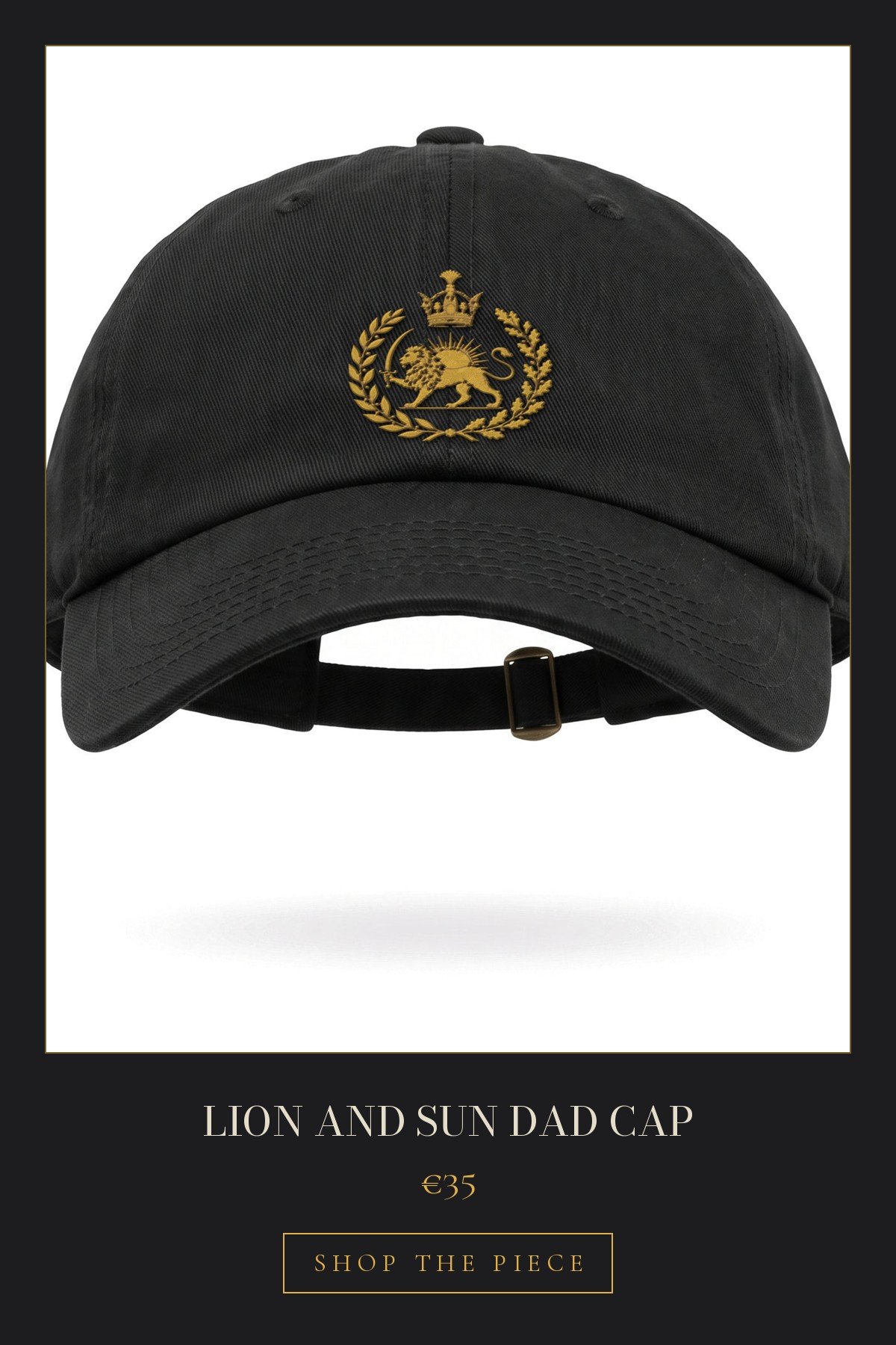 Lion and Sun Dad Cap | €35