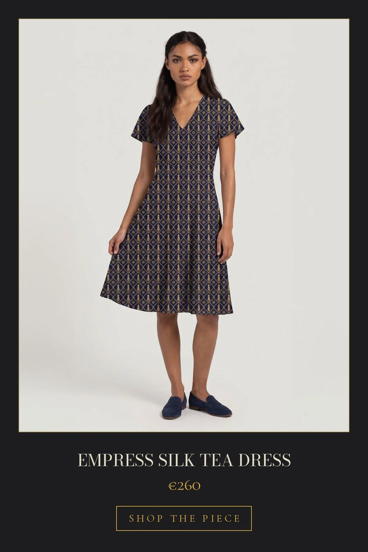 Empress Silk Tea Dress | €260