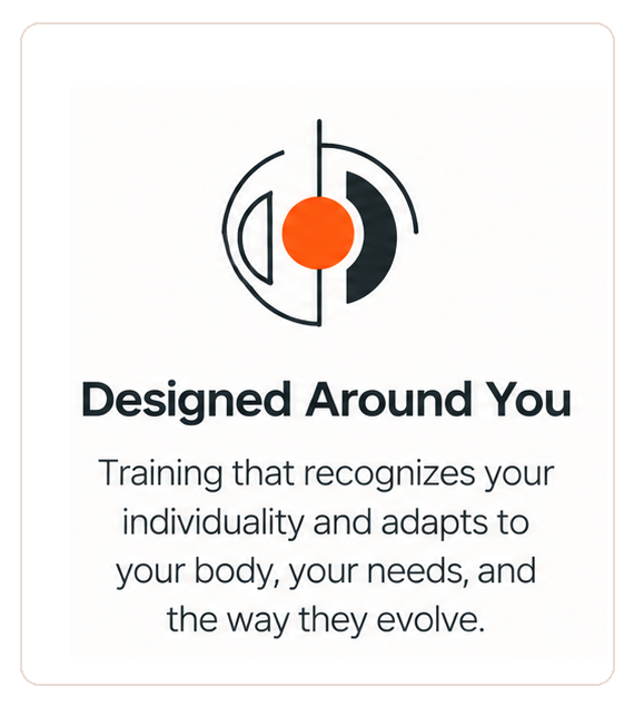 Designed Around You — Personalized strength coaching for women that adapts to individual goals, abilities, and changing needs.