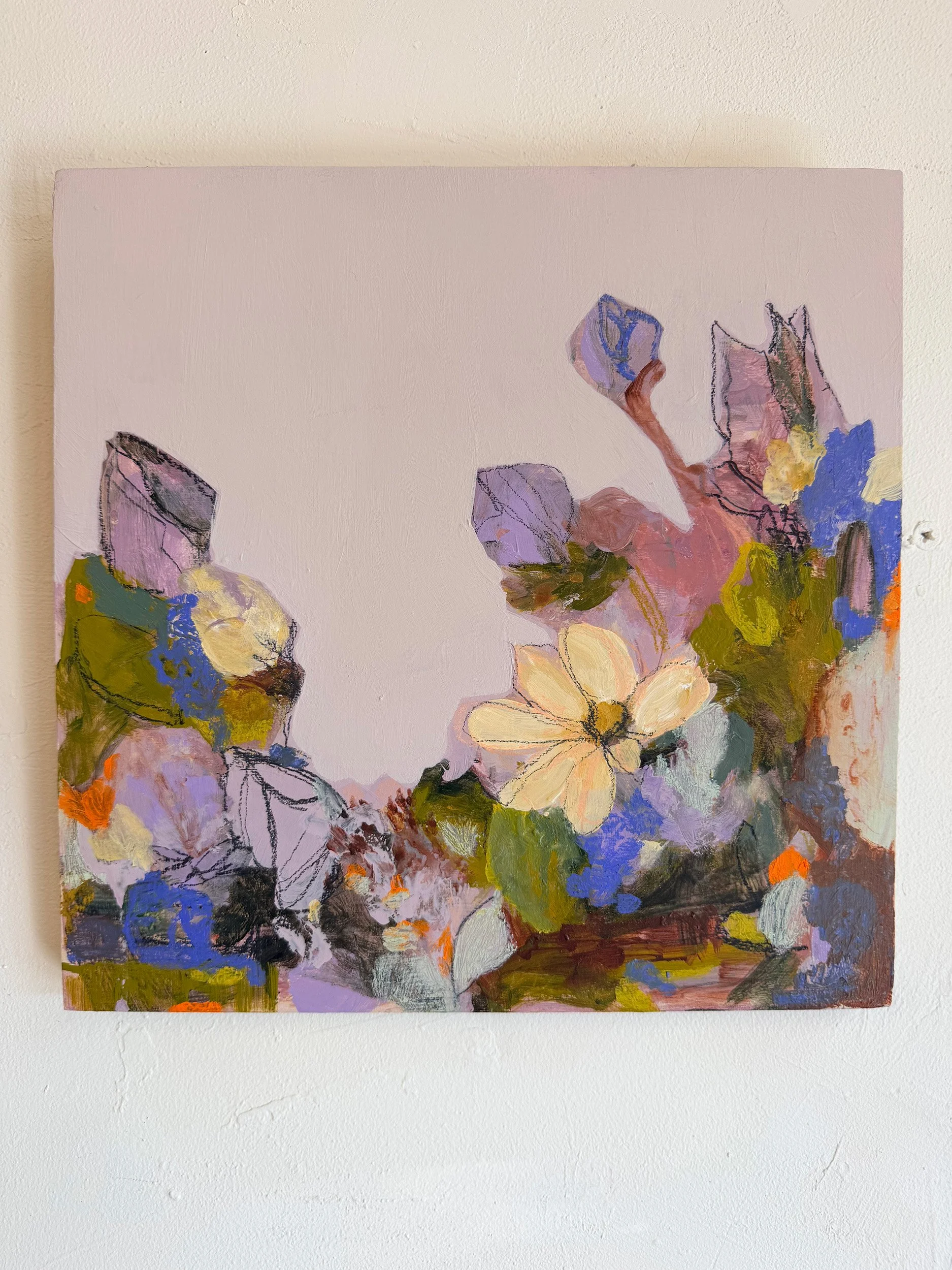 Floral 2, 12" x 12", $450