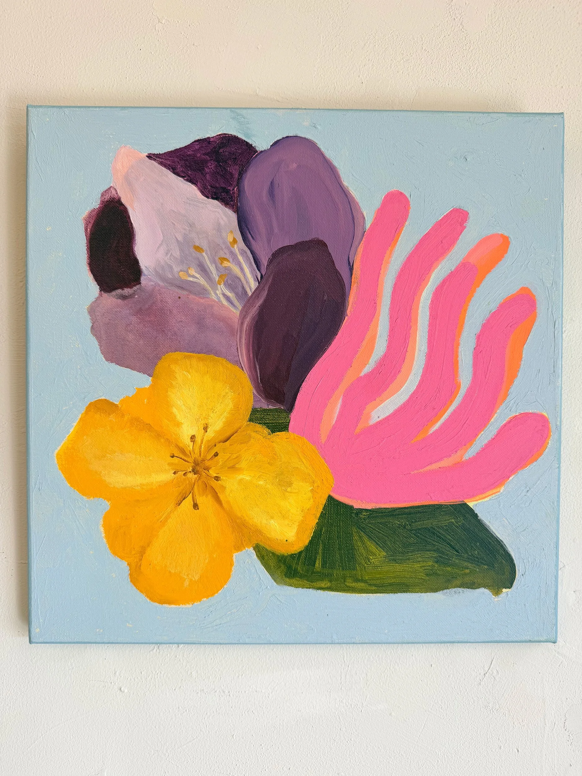 Floral 1, 12" x 12", $450