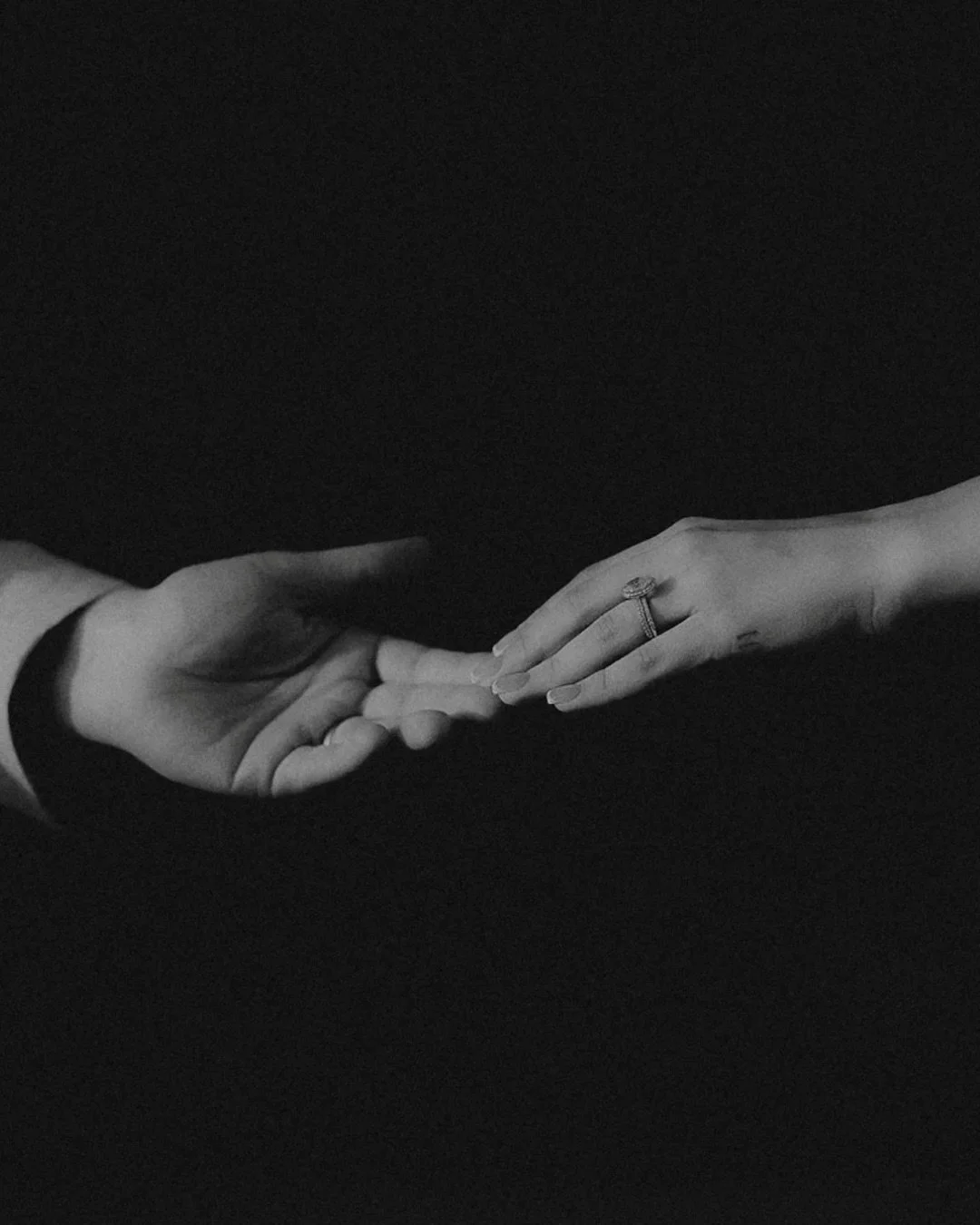 K + N in black and white 🖤
