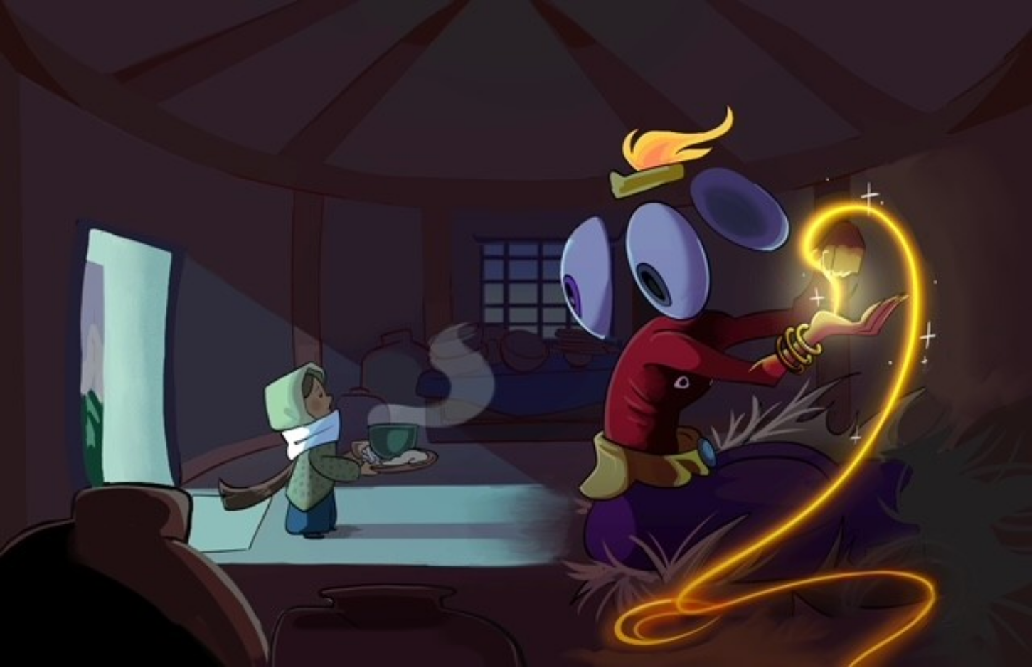 Usha and the Demon