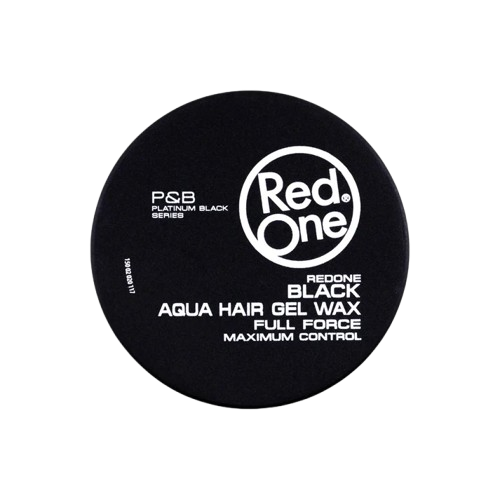 Cera para cabello Red One Aqua Hair Gel Wax Platinum Black Series fijación extrema