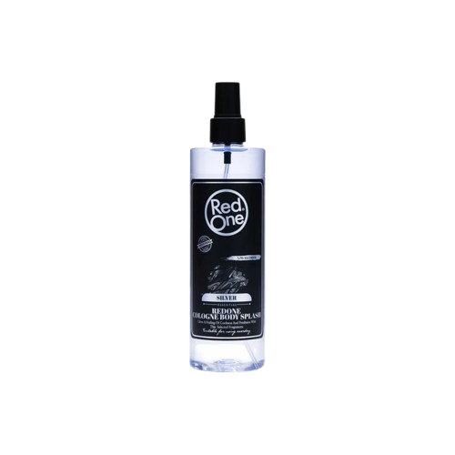 Loción y colonia en spray Red One Silver Cologne Body Splash para caballero