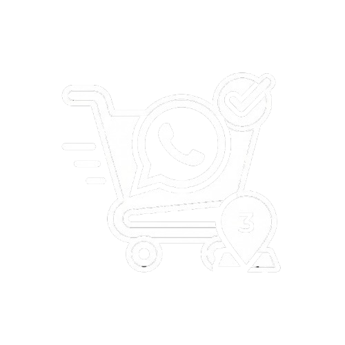 Icono de carrito de compras con WhatsApp y confirmación de ubicación para pedidos Red One USA MX