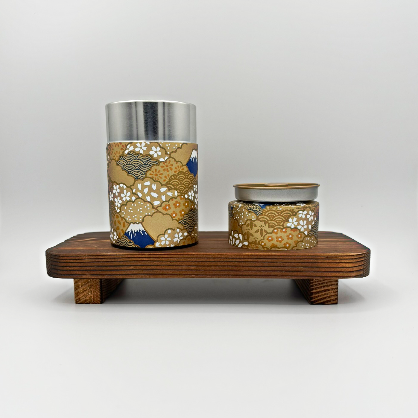 Kotodo Washi Wrapped Tea Canister (100g)