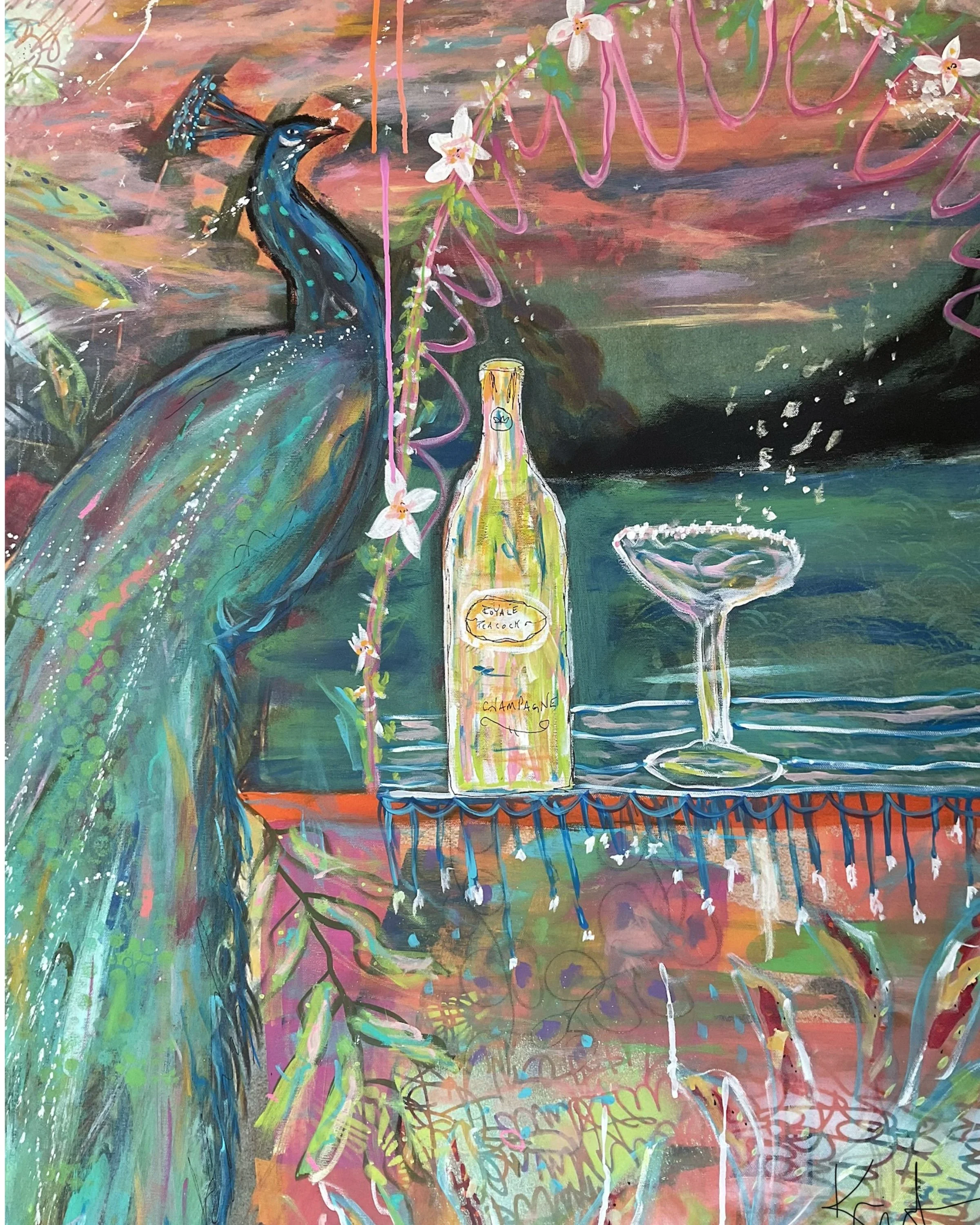 "The Unreasonable One' Cheeky and Majestic Original Gallery Wrapped Canvas