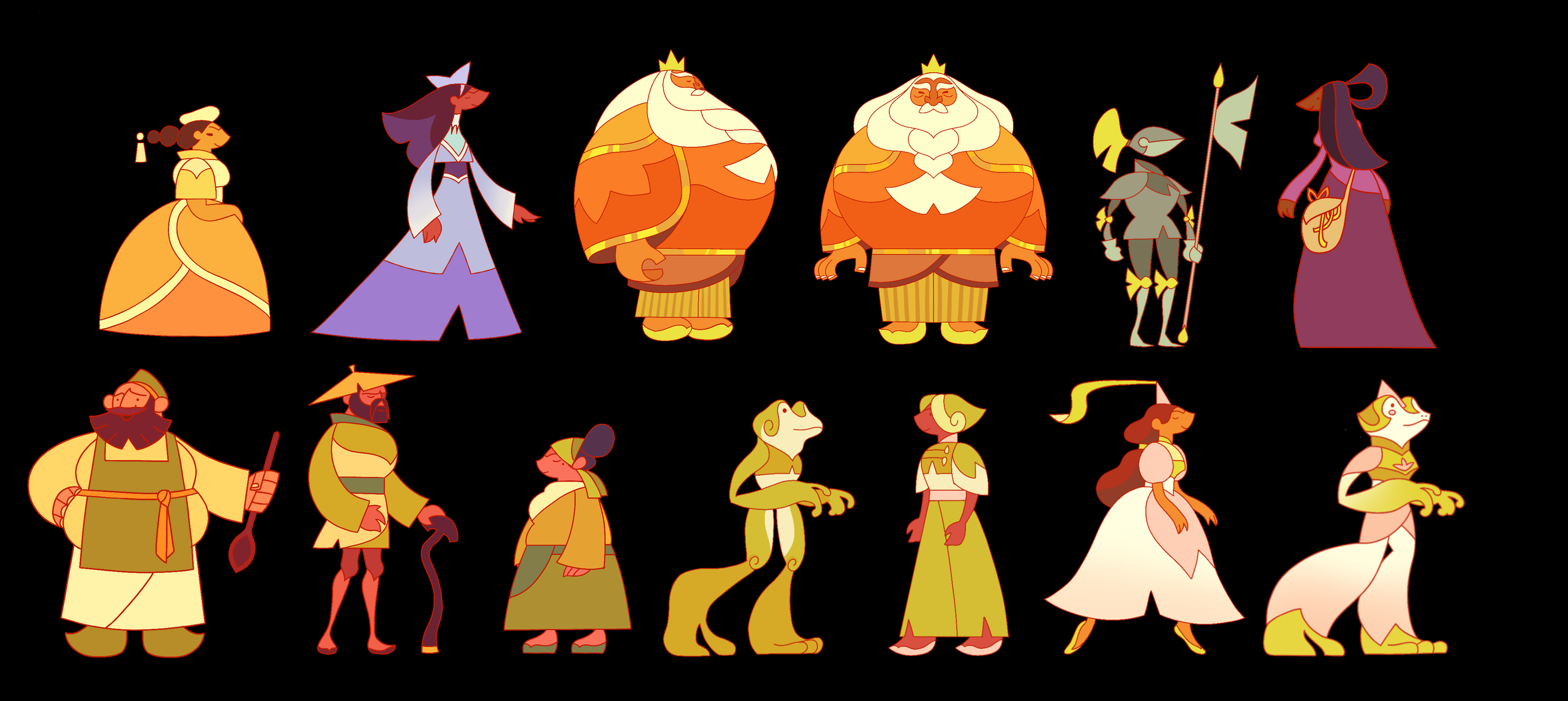 Toad Bridegroom Characters