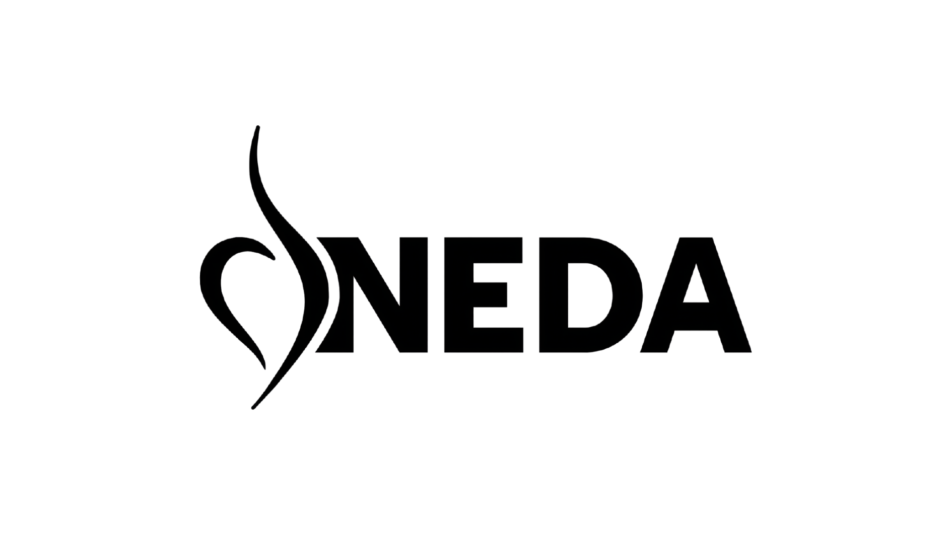 Dark black background with a subtle, barely visible stylized logo and the word “SNEDA.”