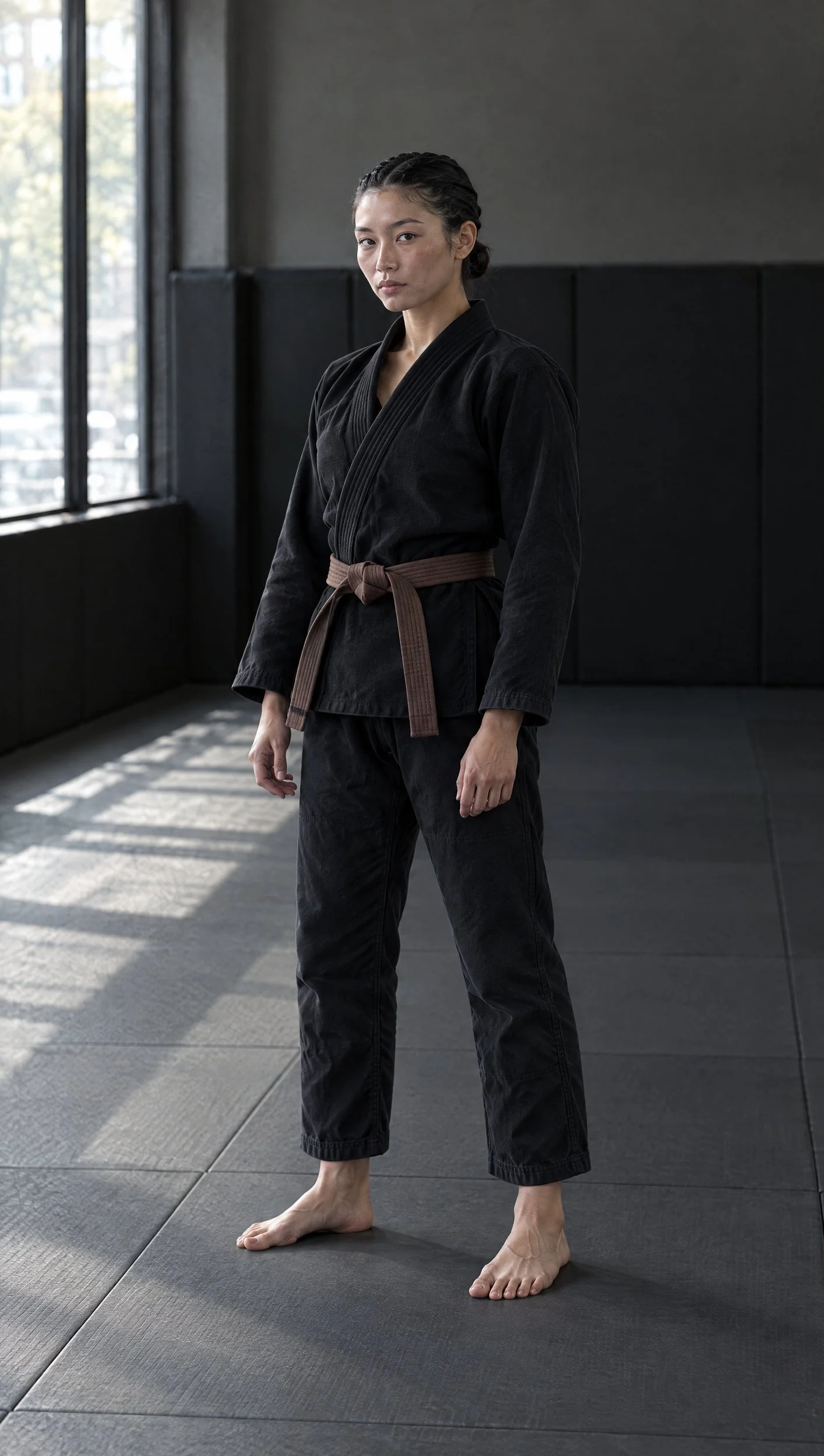 Brown belt.