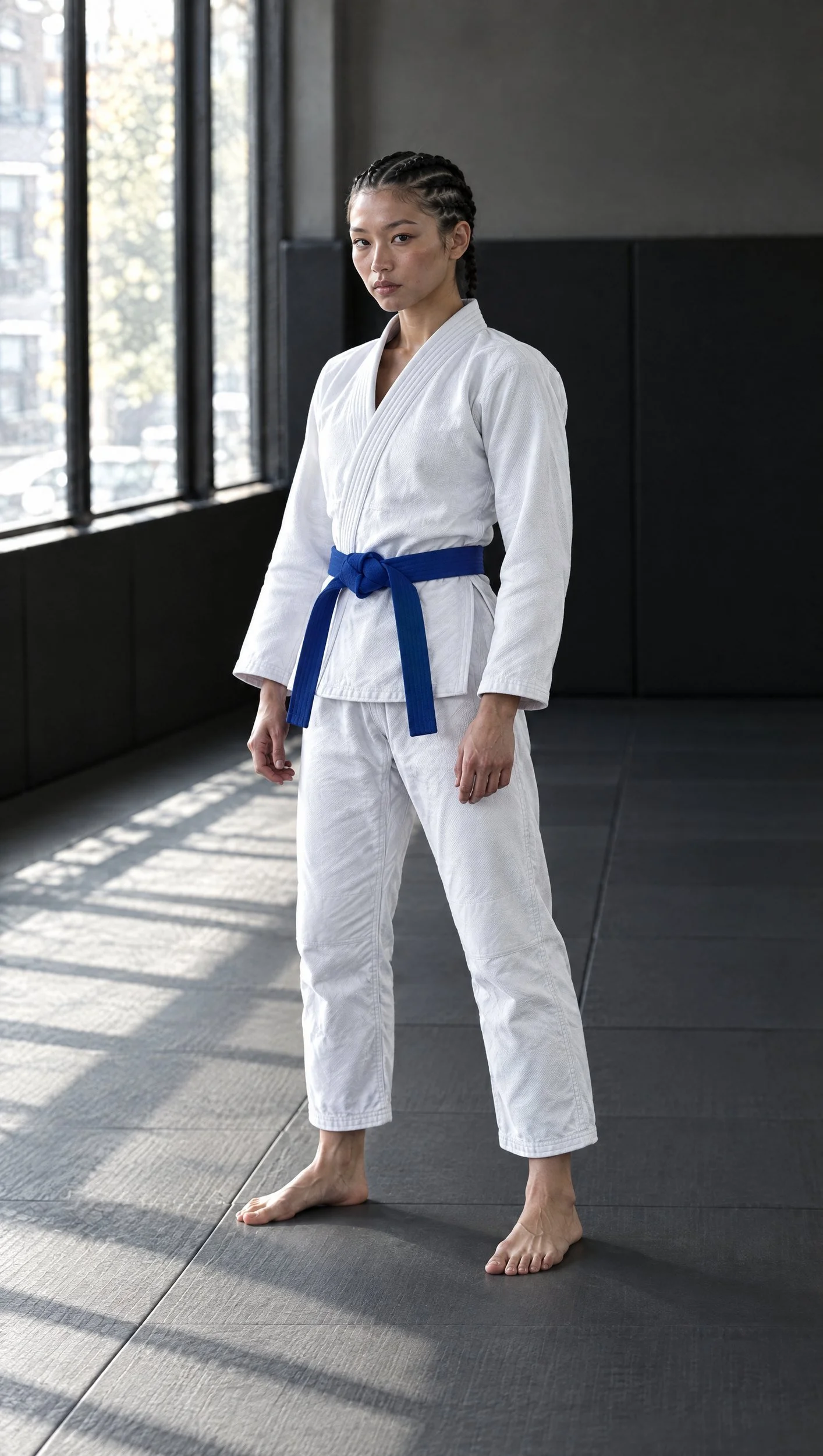 Blue belt.