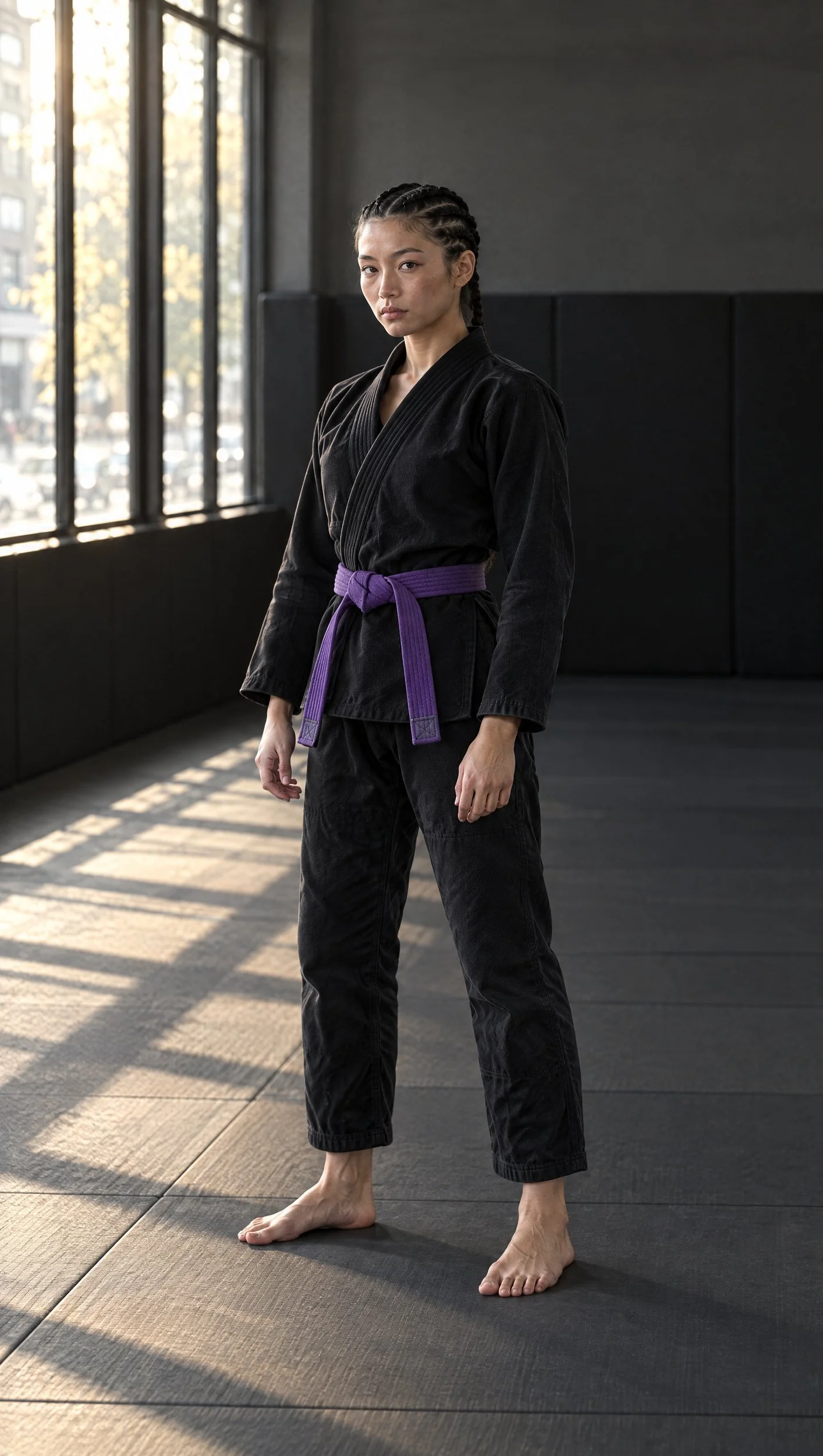 Purple belt.