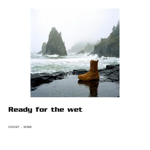 Page 20 of 25. Coast, wide: "Ready for the wet." Add 75 rows and the same template produces 100 executions.