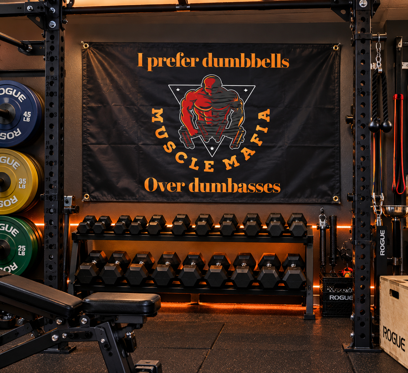 Muscle Mafia Gym Banner