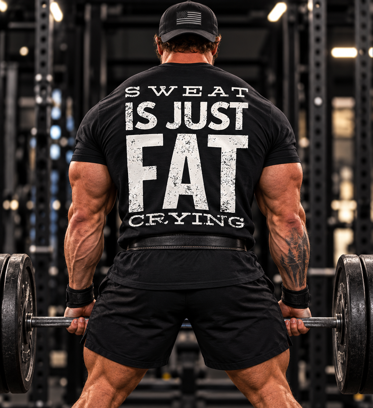 sweat is just fat crying