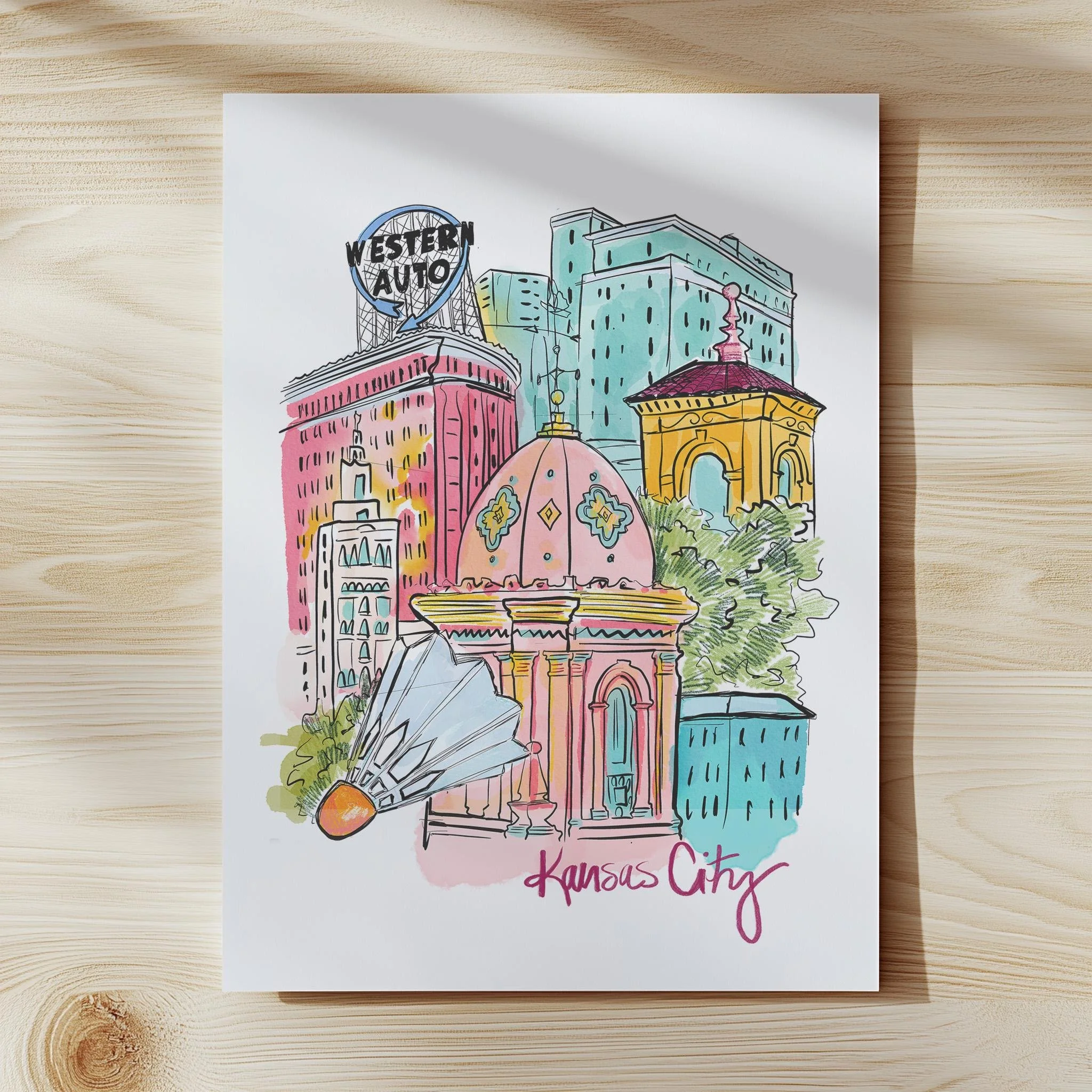 Kansas City Missouri Art Print